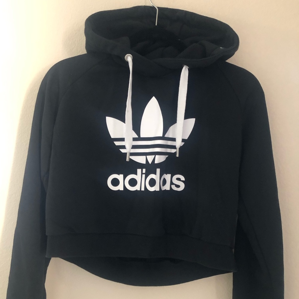 Adidas crop hoodie